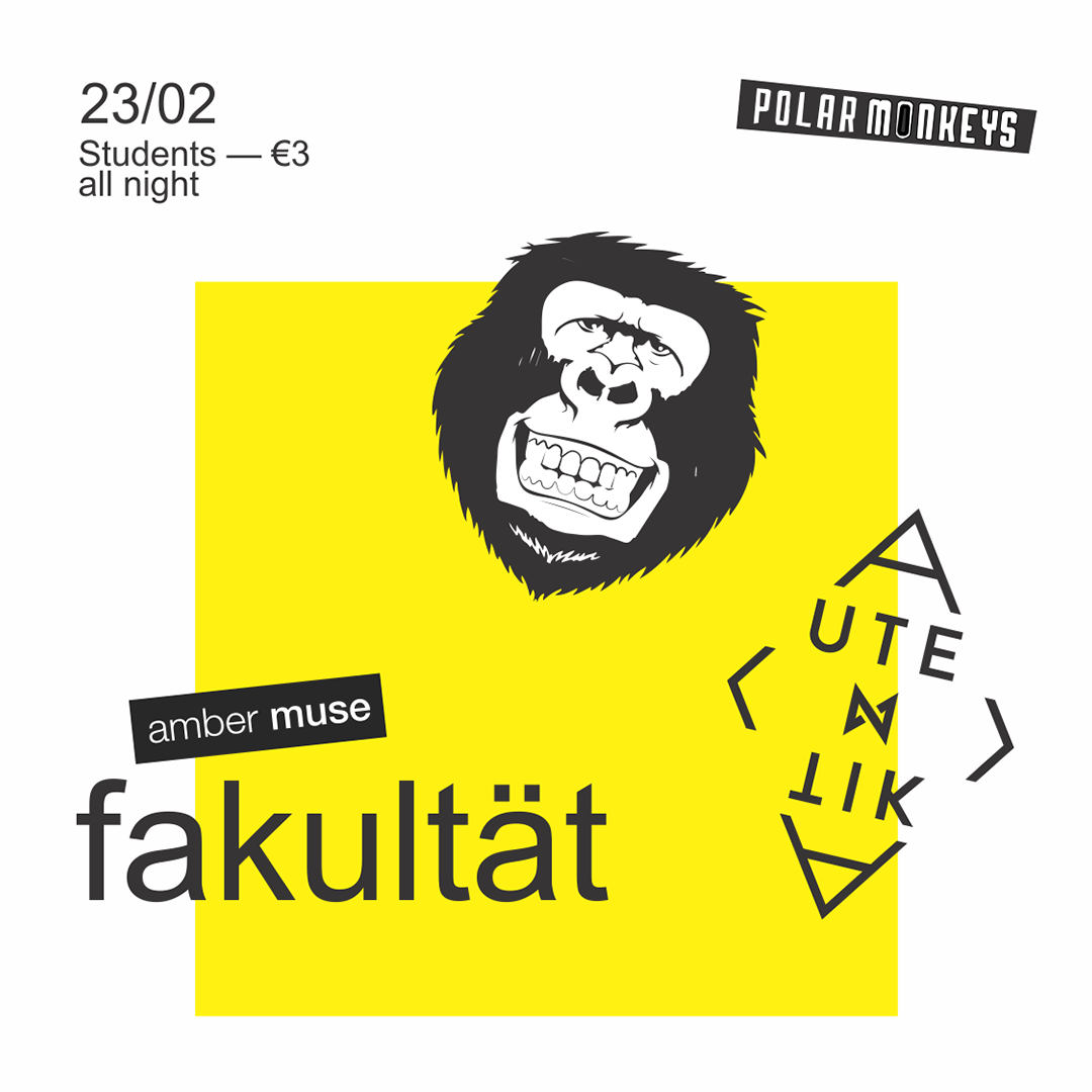 EVENT: Amber Muse’s Fakultät w/ Ksenia Kamikaza / 23 Feb