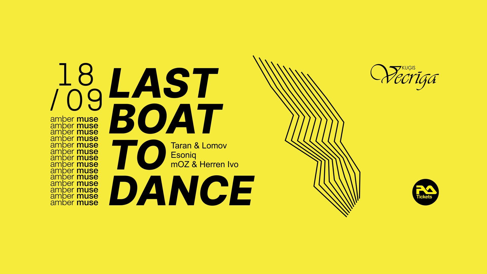 EVENT: Amber Muse’s Last Boat To Dance / 18 Sep