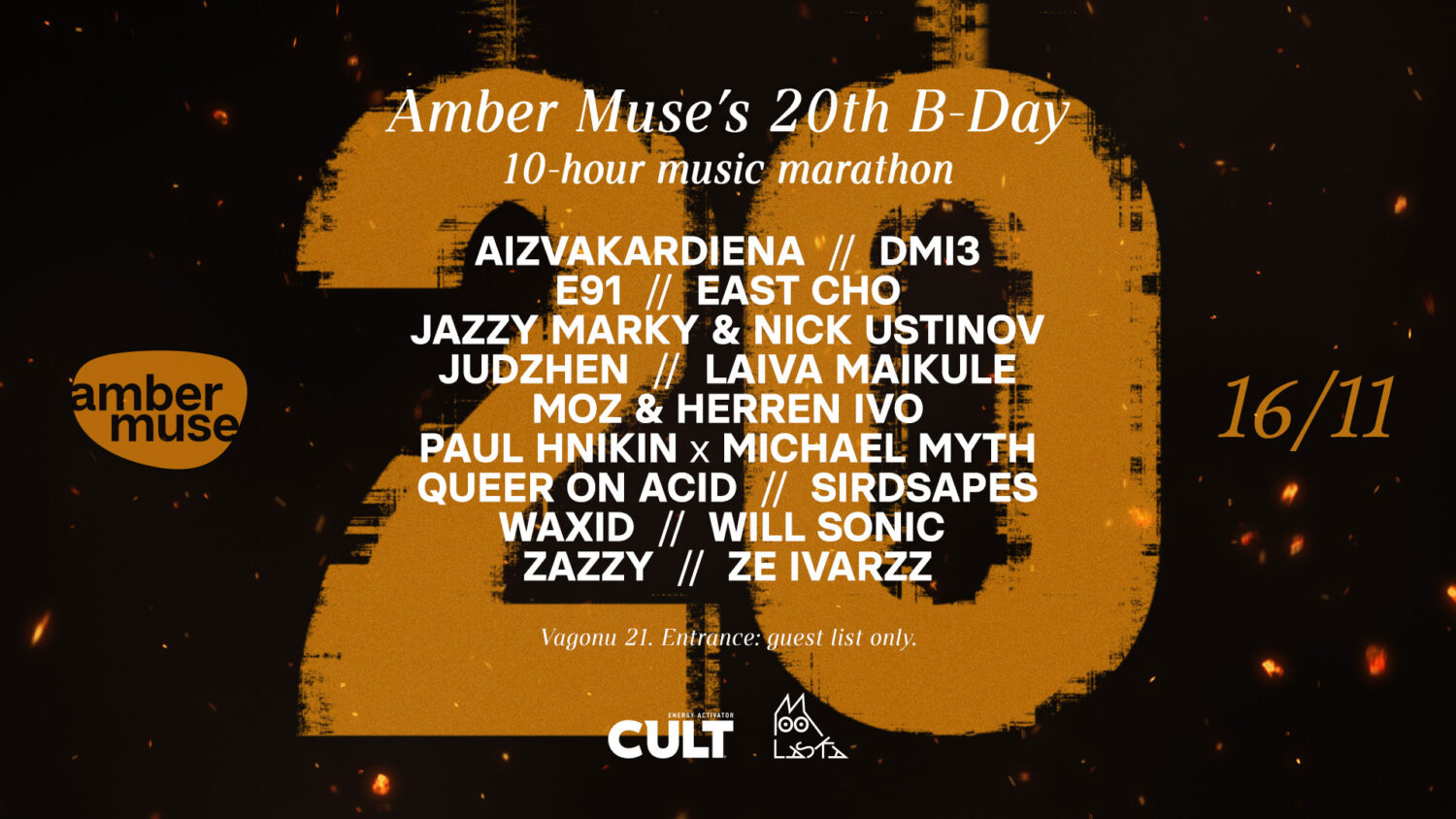 Amber Muse's 20th anniversary