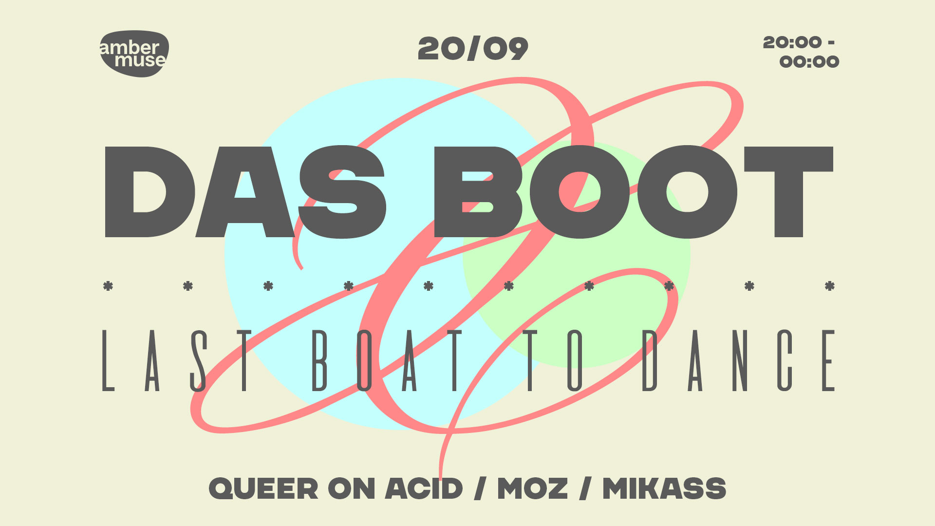 Amber Muse's Das Boot: Last Boat to Dance / 20 Sep