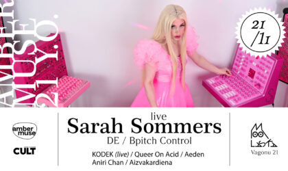 EVENT: Amber Muse 21st anniversary: Sarah Sommers (DE) live