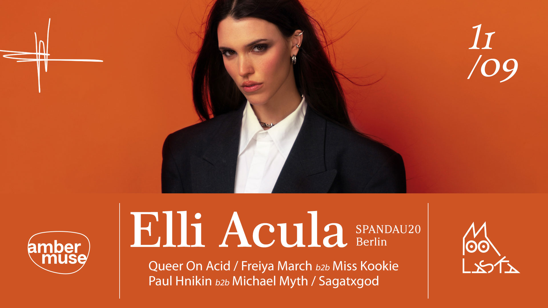 Amber Muse x Elli Acula (SPANDAU20, Berlin) // 11 Sep